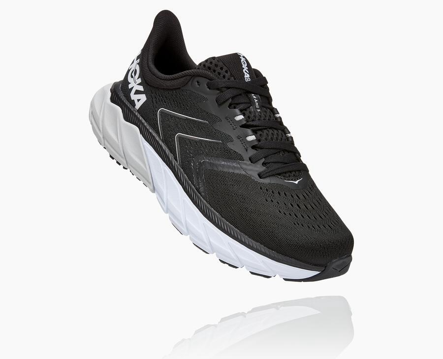 Hoka One One Løbesko Dame - Arahi 5 - Sort/Hvide - 920367LHC